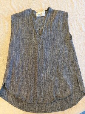 Hackwith Design House Sleeveless Linen Tank Size XS/S